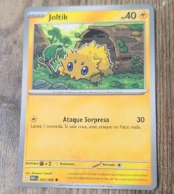 Pokemon TCG Joltik 033/086 Sv: White Flare Basic Regular Common 40HP Spanish - Image 1
