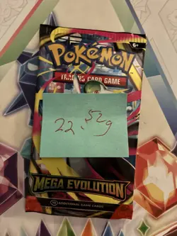 (HEAVY) 22.52g Pokemon TCG Mega Evolution Booster Pack (SEALED)✅ - Image 2