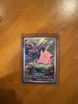 Pokemon TCG Clefairy ex 094/088 Sv09 SIR Holo Basic 70HP English - Image 1