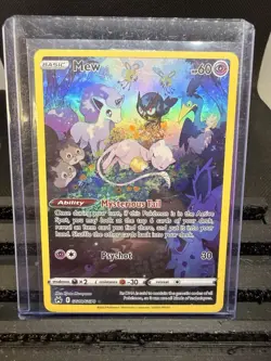 Pokemon TCG Mew GG10/GG70 Crown Zenith Galarian Gallery Full Art Holo - Image 1
