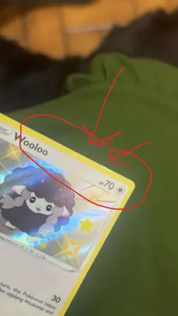 Pokemon TCG Wooloo ( SV103/SV122 ) Shining Fates Shiny Vault Holo 70 HP ENGLISH - Image 4