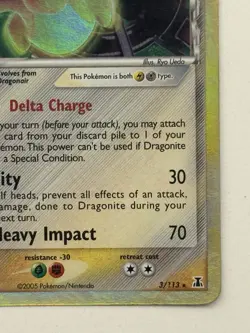 Pokemon TCG Dragonite 3/113 Delta Species Holo - Image 4