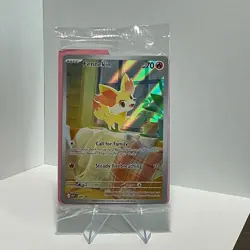 Fennekin Full Art Promo Chaos Rising ETB Promo 080 - SEALED & MINT FRONT Pokemon - Image 1
