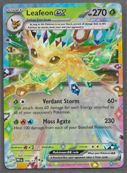 Pokemon Leafeon ex - Prismatic Evolutions 006/131 NM - Image 1