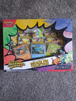 Pokemon TCG Ascended Heroes Deluxe Pin Collection Sealed New - Image 1