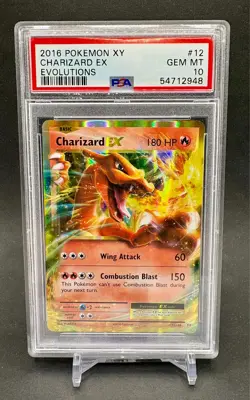 PSA 10 Charizard EX #12 2016 Pokemon XY Evolutions GEM MINT - Image 1
