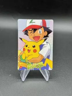 Pikachu Squirtle Holo Pokemon Vintage Pocket Monsters Vending Prism Sticker 105 - Image 2