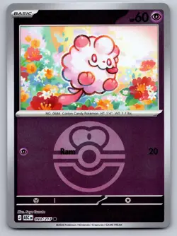 Swirlix (Love Ball) 093/217 Common Ascended Heroes Pokemon NM - Image 1