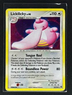 Lickilicky 12/132 Holo Rare Secret Wonders Pokemon Moderately Played - Image 1