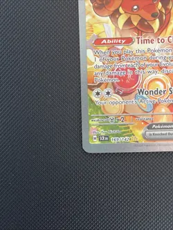 Pokemon TCG Dachsbun ex 169/142 SV07 Stellar Crown SIR Full Art Holo 250 HP - Image 5