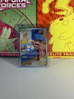 Lickitung 180/162SV05: Temporal Forces Holo Illustration Rare Pokemon TCG - Image 1