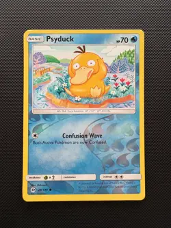 Pokemon TCG Psyduck 28/149 Reverse Holo Sun & Moon NM - Image 1