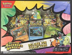 Pokemon Mega Evolution Ascended Heroes First Partners Deluxe Pin Collection 2025 - Image 2
