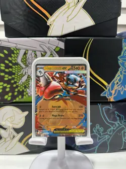 MEGA LUCARIO EX 077/132 DOUBLE RARE MEGA EVOLUTION POKEMON NM - Image 1