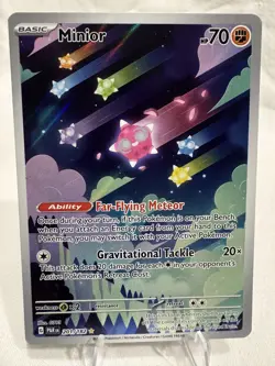 Pokemon Minior Illustration Rare Holo Paradox Rift 201/182 - 099 - Image 1