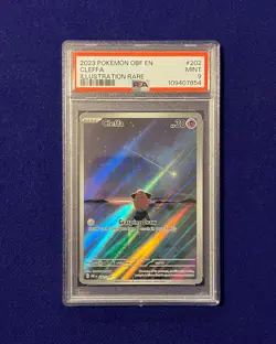 PSA 9 Cleffa #202 Obsidian Flames 2023 Pokemon MINT - Image 1