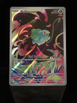 Pokemon Bulbasaur Full Art Holo Illustration Rare MEG 133/132 2025 80 HP - Image 1