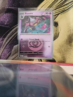 Banette (Energy Symbol Pattern) 091/217 Ascended Heroes Pokemon Reverse Holo NM - Image 1