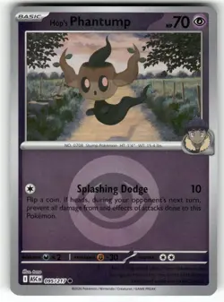 Hop's Phantump (Energy Symbol Pattern) 095/217 Holo Ascended Heroes Pokemon NM - Image 1