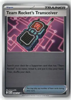 TEAM ROCKET'S TRANSCEIVER 209/217 ASCENDED HEROES POKEMON REVERSE HOLO NM - Image 1