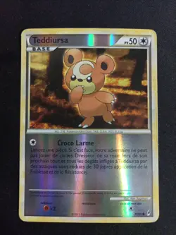 Carte Pokemon Teddiursa 73/95 Reverse L'Appel Des Legendes - Image 1