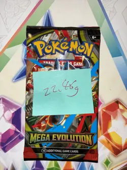 (HEAVY) 22.46g Pokemon TCG Mega Evolution Booster Pack (SEALED)✅ - Image 2