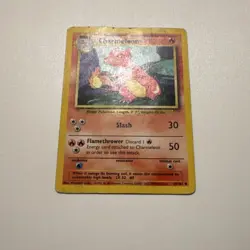Pokemon Charmeleon Common Base Set 1999 80 HP Slash 24/102 - Image 2