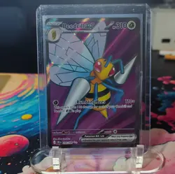 Pokemon TCG Beedrill EX 098/086 Secret Rare Holo Evolutions 2016 English - Image 1