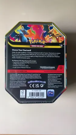 Pokemon TCG MEGA CHARIZARD Y Ex Tin. New Sealed. - Image 3