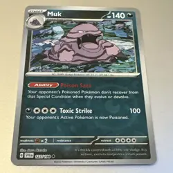 Pokemon - Muk - Reverse Holo - 127/198 - Scarlet Violet - NM - Buy 3 Get 2 Free - Image 1