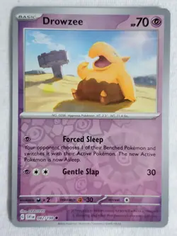 Drowzee 82/198 Scarlet & Violet Reverse Holo Pokemon TCG - Image 1