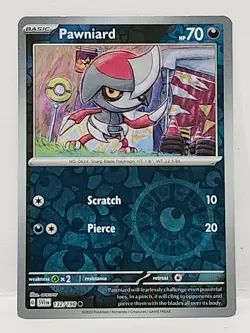 Pawniard 132/198 Reverse Holo Scarlet & Violet 2023 Pokemon - Image 1
