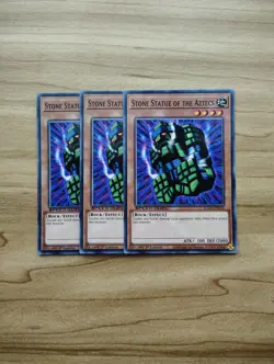 Yu-Gi-Oh! - Stone Statue Of The Aztecs 3X - Complete Playset - Image 1