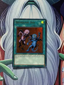 Yugioh/ Delinquent Duo/ Ultra Rare/ SRL 25th Anniversary/ Unlimited/ Mint - Image 1