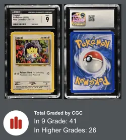 TOGEPI - Neo Genesis Set - 51/111 - Uncommon - Pokemon Card - Unlimited - CGC 9 - Image 1