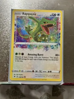 Reshiram & Charizard GX, Vaporeon/Flareon VMAX, Rayquaza 4-Card Promo Lot - Image 4