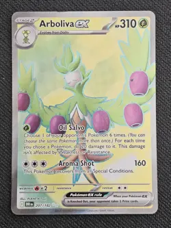 Arboliva ex 207/182 Destined Rivals Full Art Ultra Rare Holo Pokemon Card NM - Image 1
