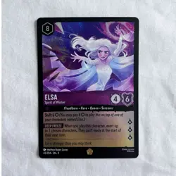 Disney Elsa - Spirit of Winter Character Card 43/204 Lorcana Winterspell Foil - Image 1