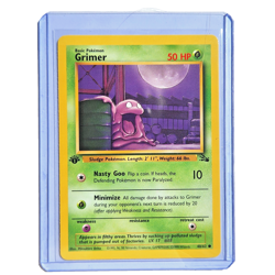 Grimer 48/62 Pokemon TCG 1st Edition Fossil NM Vintage 1999 Card - Image 1