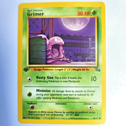 Grimer 48/62 Pokemon TCG 1st Edition Fossil NM Vintage 1999 Card - Image 2