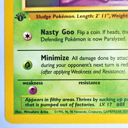Grimer 48/62 Pokemon TCG 1st Edition Fossil NM Vintage 1999 Card - Image 5