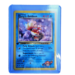 Misty's Goldeen 85/132 Pokemon TCG 1st Edition Gym Heroes NM Vintage 2000 Card - Image 1
