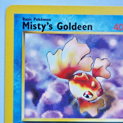 Misty's Goldeen 85/132 Pokemon TCG 1st Edition Gym Heroes NM Vintage 2000 Card - Image 3