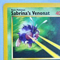 Sabrina’s Venonat 96/132 Pokemon TCG 1st Edition Gym Heroes NM Vintage 2000 Card - Image 3
