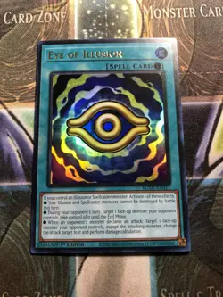 *** EYE OF ILLUSION *** 1ST EDITION ULTRA RARE MZMI-EN011 YUGIOH! - Image 1