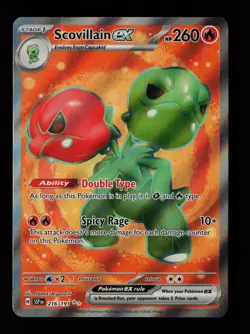 Scovillain ex 216/191 Ultra Rare SV08: Surging Sparks Pokemon Card - Image 1