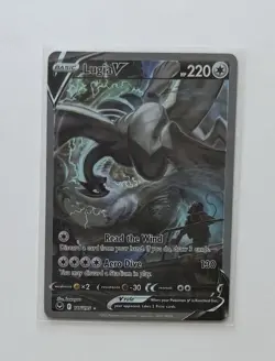 Lugia V (Alt Full Art) 186 Sword & Shield - Silver Tempest Fan Art, Custom Card - Image 1
