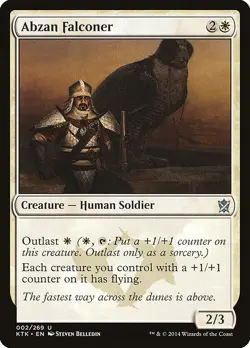 Abzan Falconer Uncommon Khans of Tarkir Magic: The Gathering Near Mint - Image 1