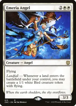 Emeria Angel Rare Commander: Zendikar Rising Magic: The Gathering Near Mint - Image 1