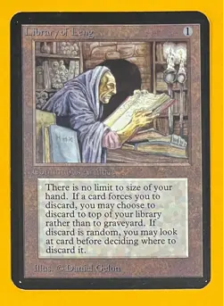 MTG LIBRARY OF LENG Alpha (OldManMTG 013-684) - Image 1